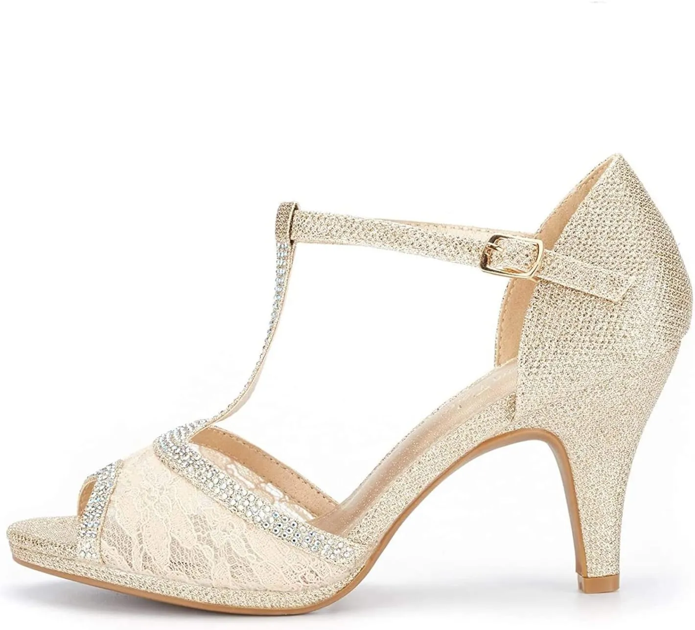 DREAM PAIRS Women's Fashion Stilettos Open Toe Pump Heel Sandals