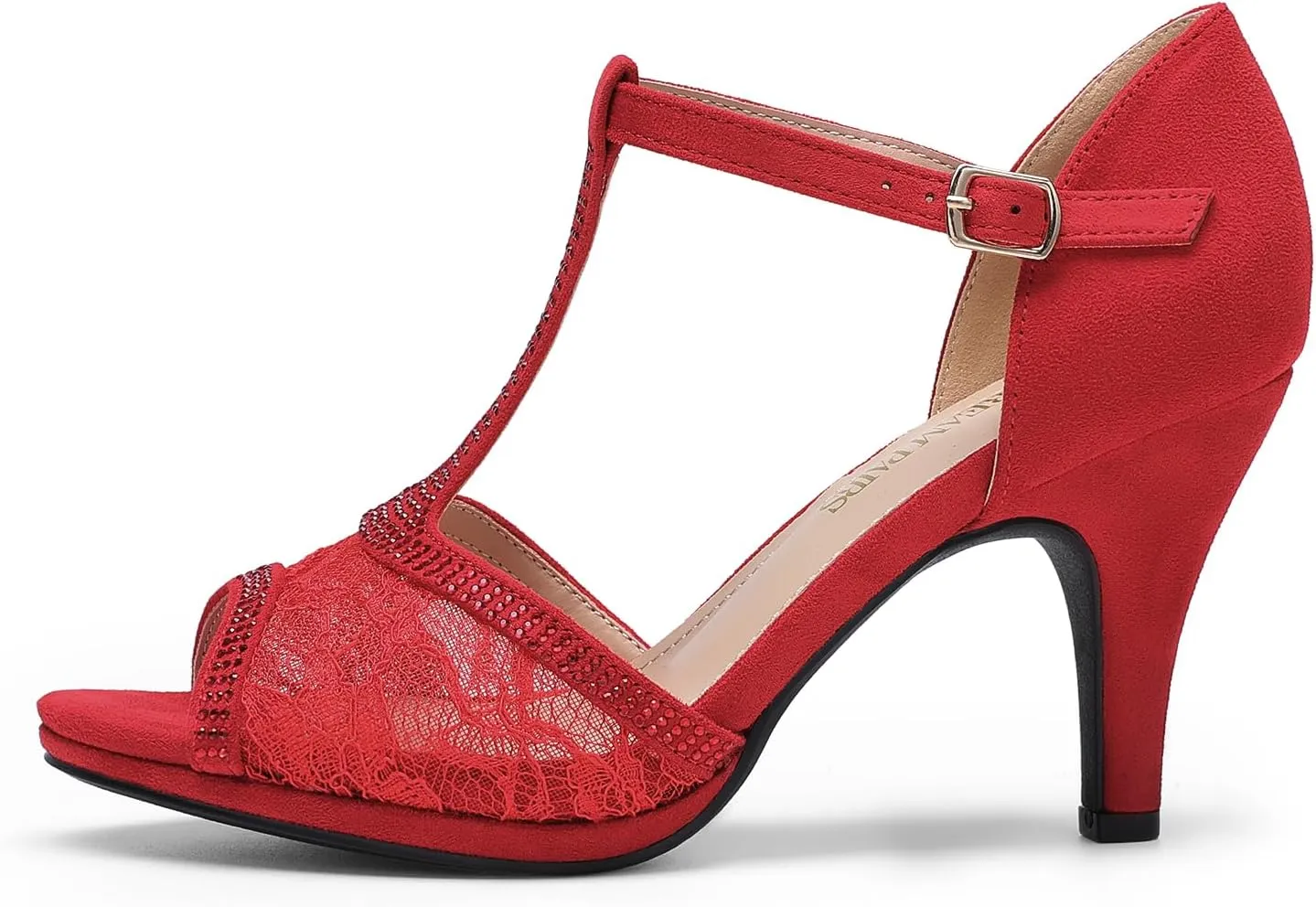 DREAM PAIRS Women's Fashion Stilettos Open Toe Pump Heel Sandals