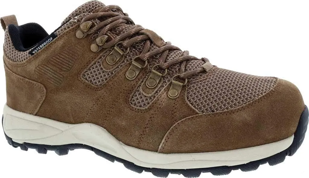 Drew Canyon Men's Orthopedic Waterproof Hiking Shoe - Olive Suede - 12.5 Wide