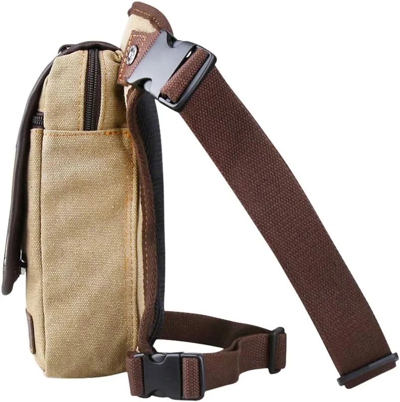 Drop Leg bag Motorcycle Durable Canvas Multi-Pocket Support Max Waistline of 56 Inch