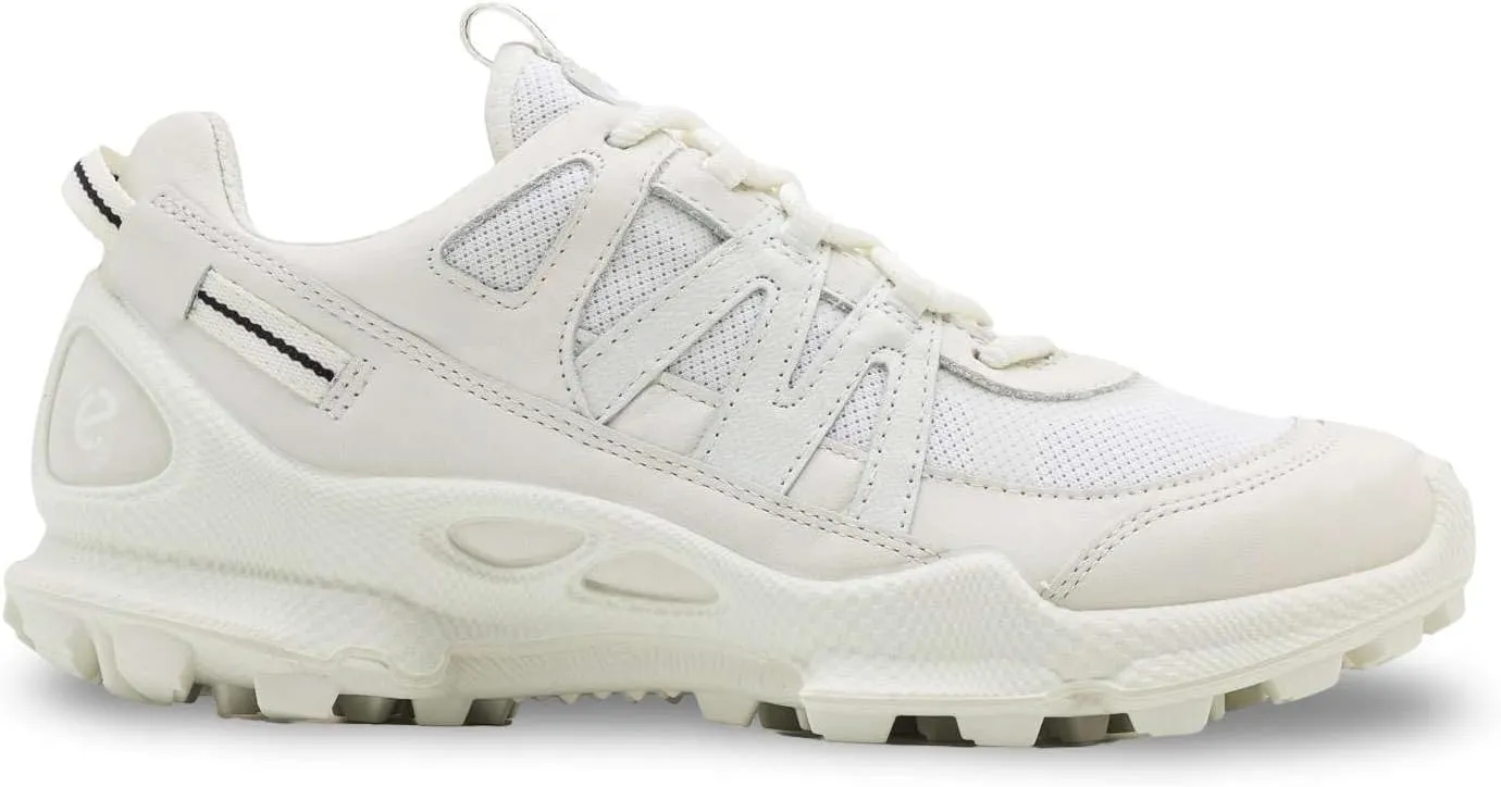 ECCO Womens Biom C-Trail 803253 Leather Textile White Bright White Shadow White Trainers 10-10.5 US