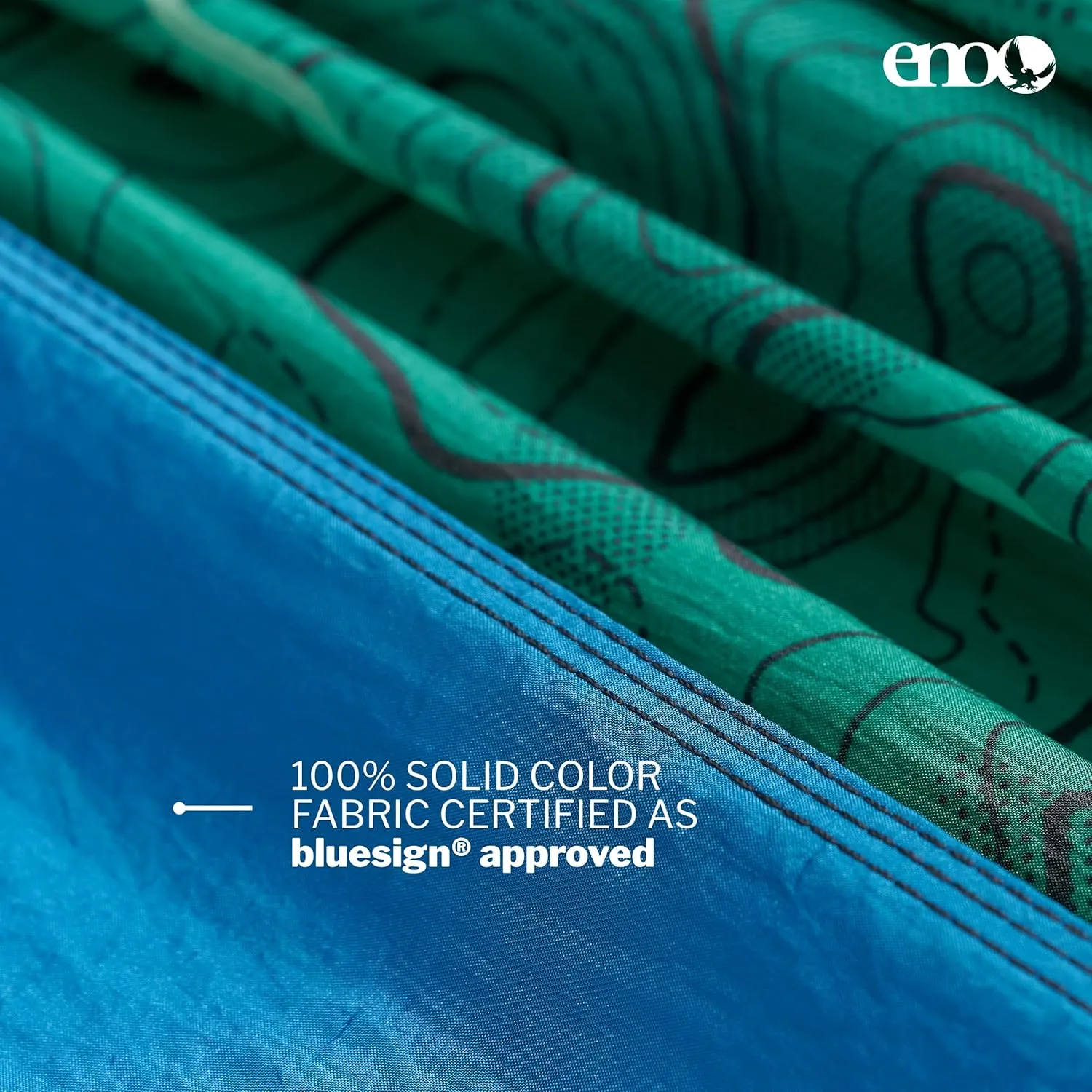 ENO DoubleNest Hammock - Lightweight, Portable, 1 to 2 Person Hammock - for Camping, Hiking, Backpacking, Travel, a Festival, or The Beach - Pacific Crest Trail Association/Teal