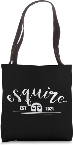 Esquire 2021 Lawyer Tee Attorney Law School Graduation Tote Bag