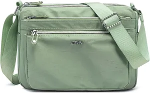 ETidy Casual Nylon Shoulder Bag For Women Waterproof Lightweight Crossbody Purse Hobo Bag