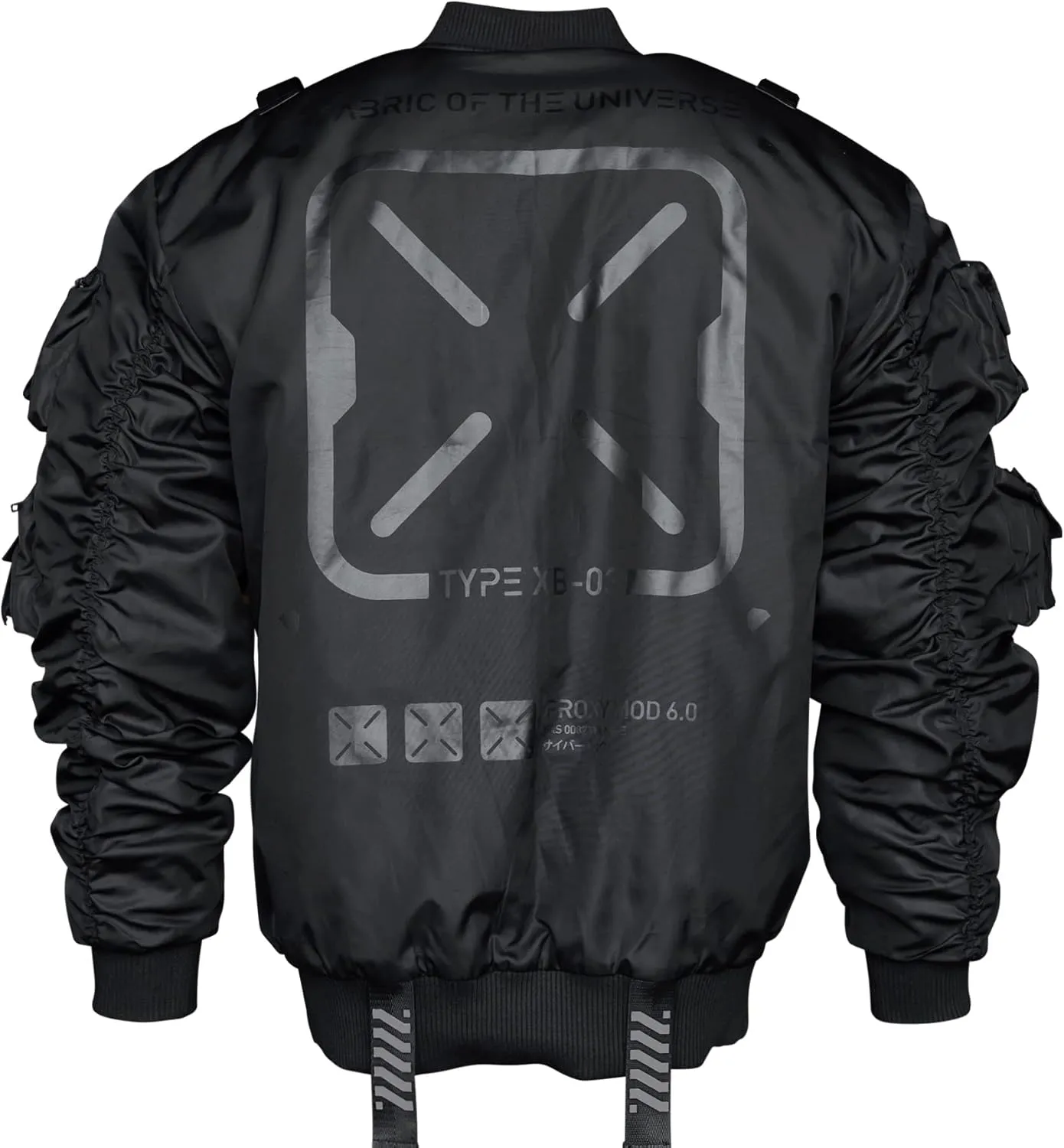 Fabric of the Universe Techwear Graphic Fashion Bomber Jacket