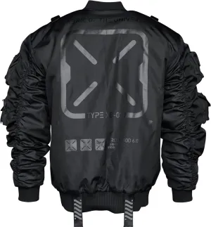 Fabric of the Universe Techwear Graphic Fashion Bomber Jacket
