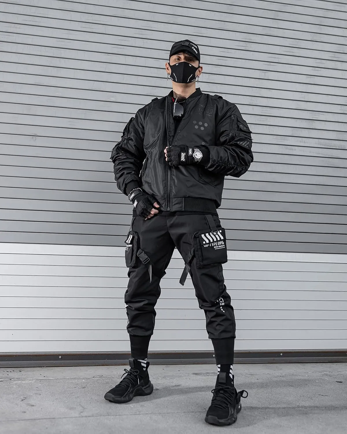 Fabric of the Universe Techwear Graphic Fashion Bomber Jacket