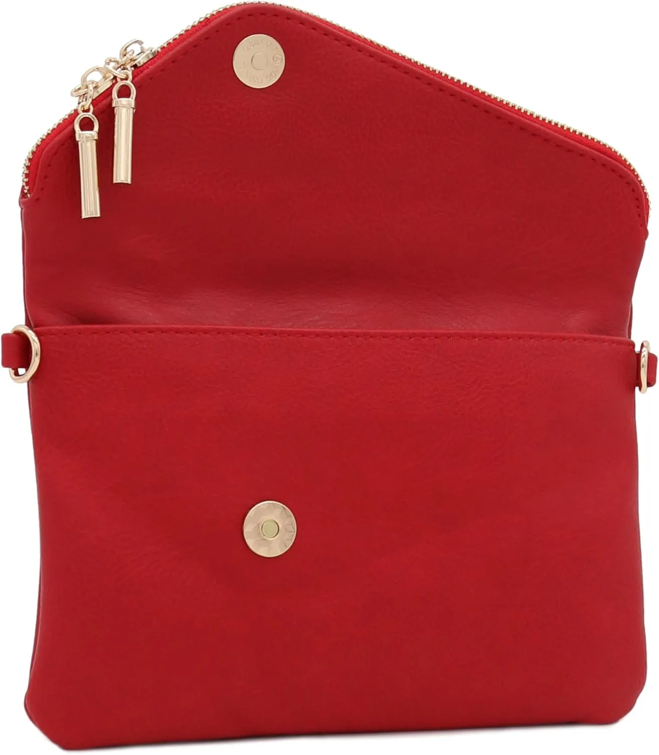FashionPuzzle Envelope Wristlet Clutch Crossbody Bag with Chain Strap
