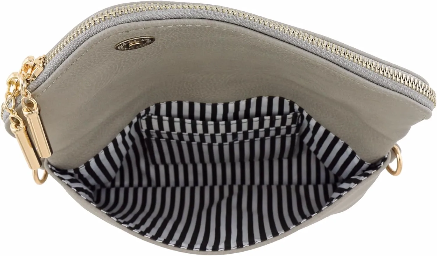 FashionPuzzle Envelope Wristlet Clutch Crossbody Bag with Chain Strap