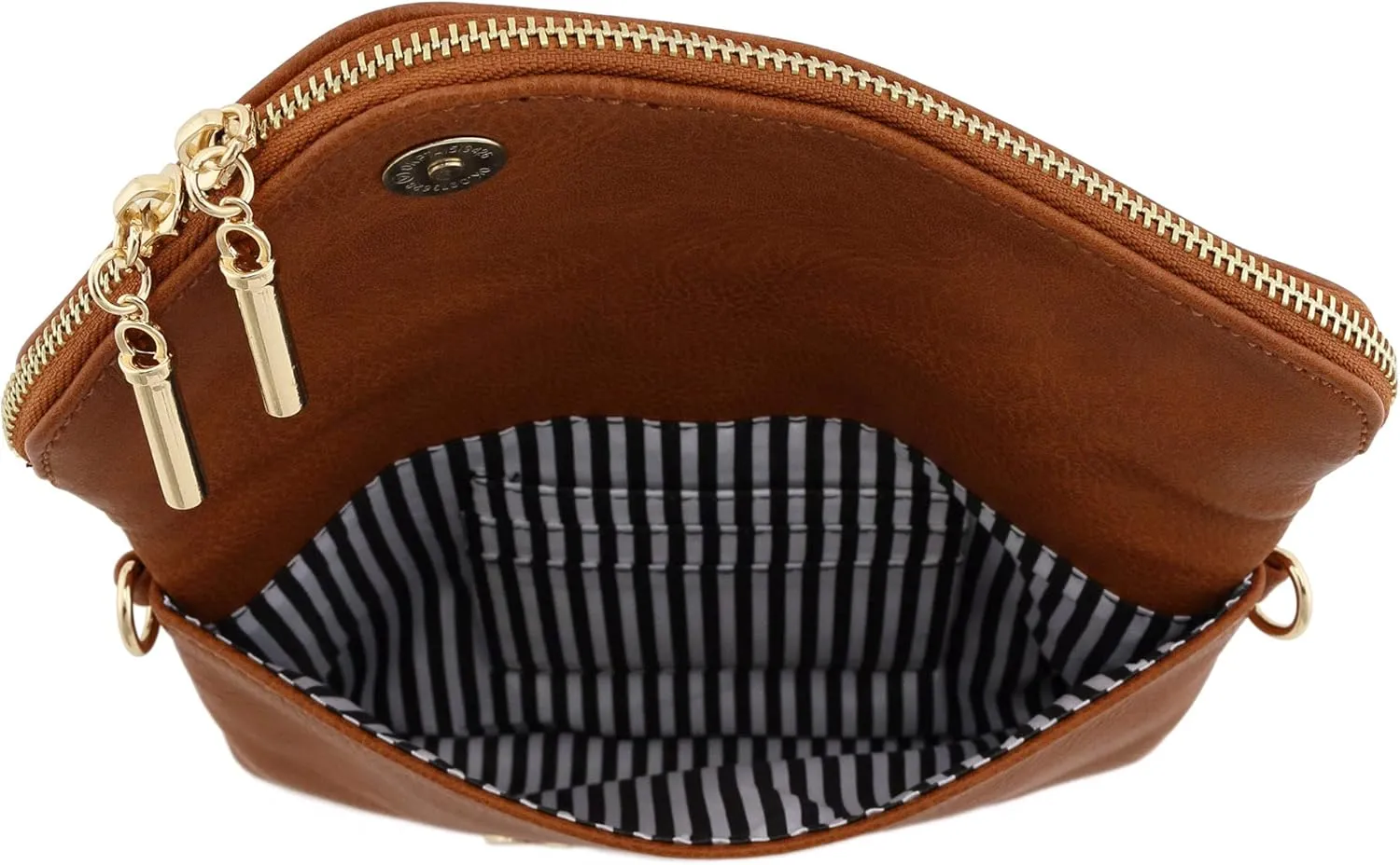 FashionPuzzle Envelope Wristlet Clutch Crossbody Bag with Chain Strap