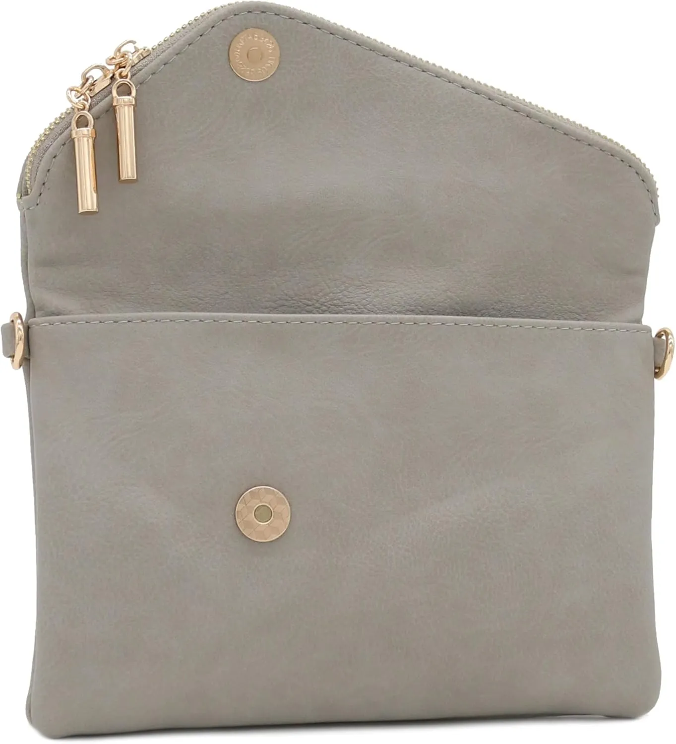 FashionPuzzle Envelope Wristlet Clutch Crossbody Bag with Chain Strap