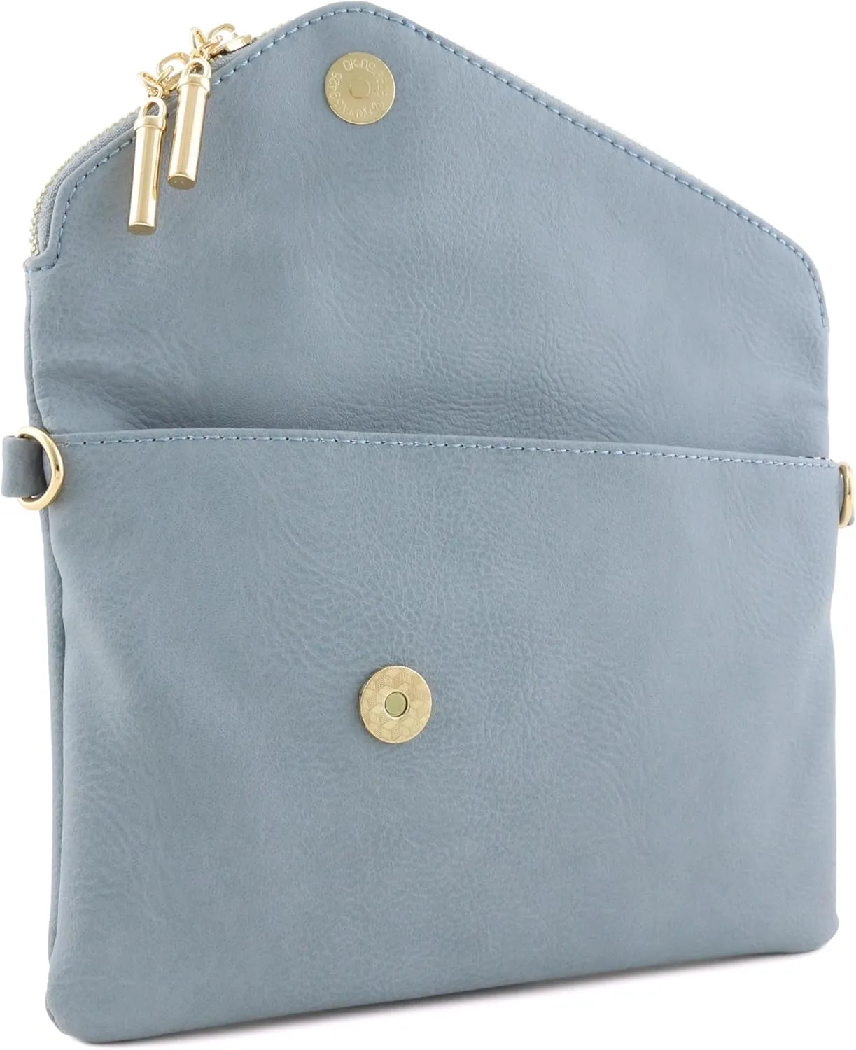 FashionPuzzle Envelope Wristlet Clutch Crossbody Bag with Chain Strap