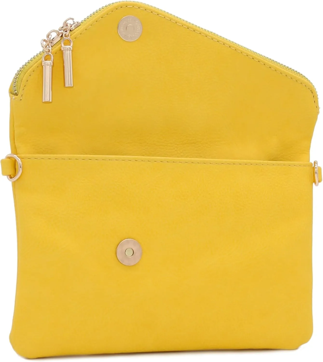 FashionPuzzle Envelope Wristlet Clutch Crossbody Bag with Chain Strap