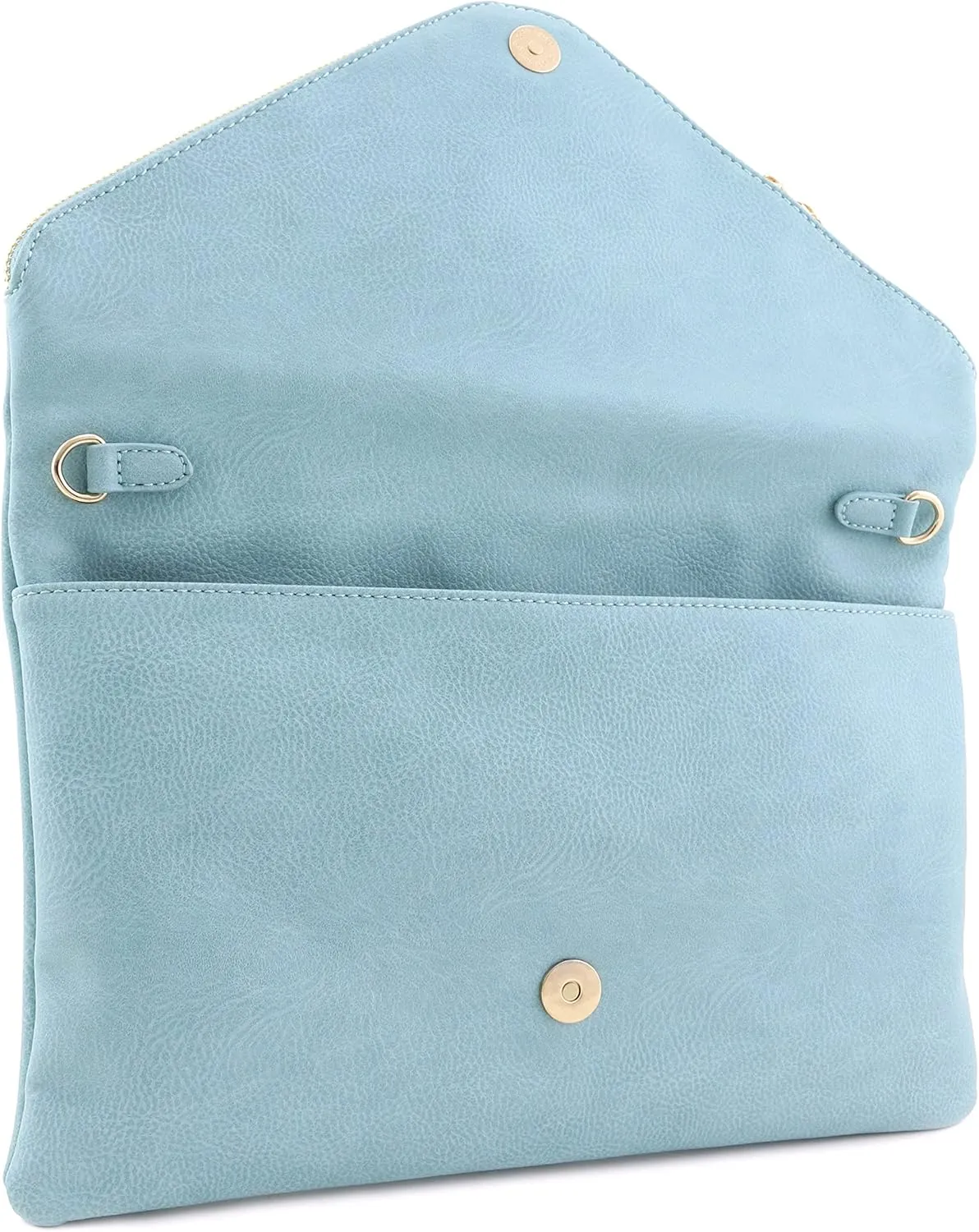 FashionPuzzle Oversized Envelope Clutch Evening Bag with Chain Strap