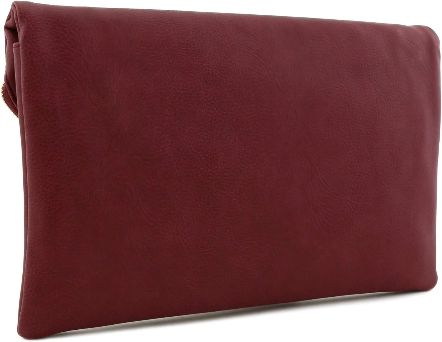 FashionPuzzle Oversized Envelope Clutch Evening Bag with Chain Strap