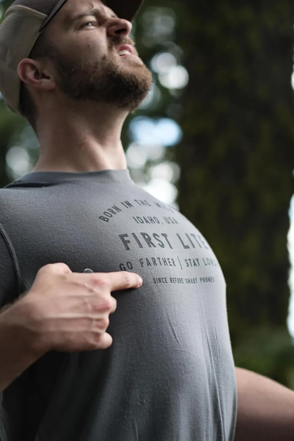 First Lite Men's Aerowool Tech Tee - Durable Merino Wool T-Shirt