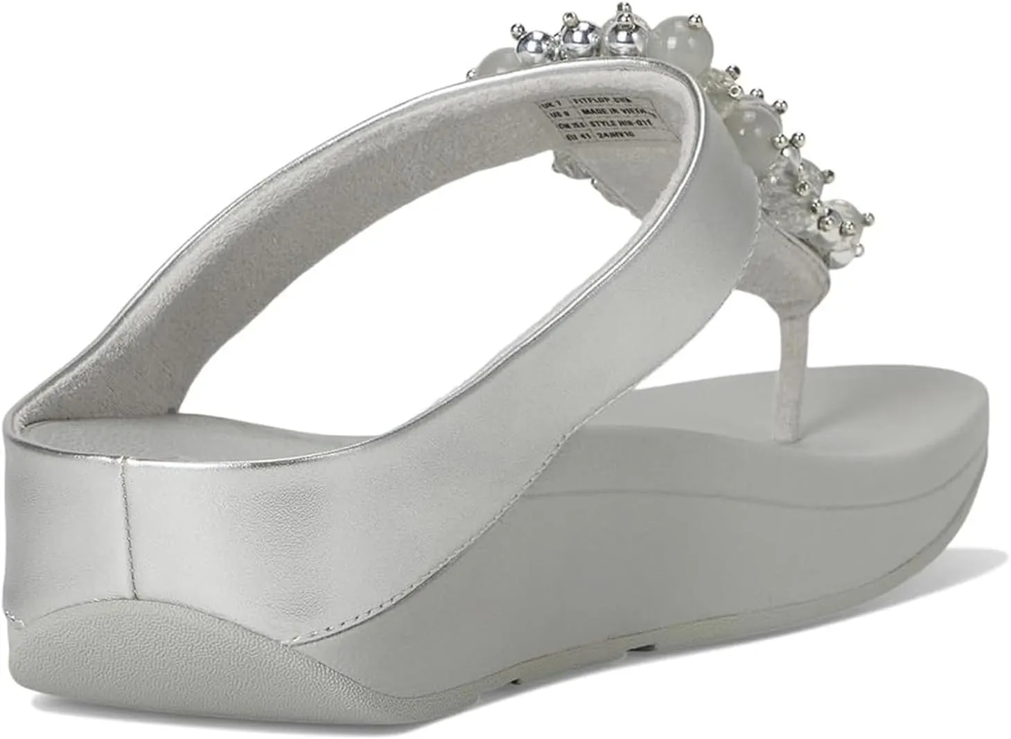 FitFlop Women's Fino Bauble-Bead Toe-Post Sandals Wedge