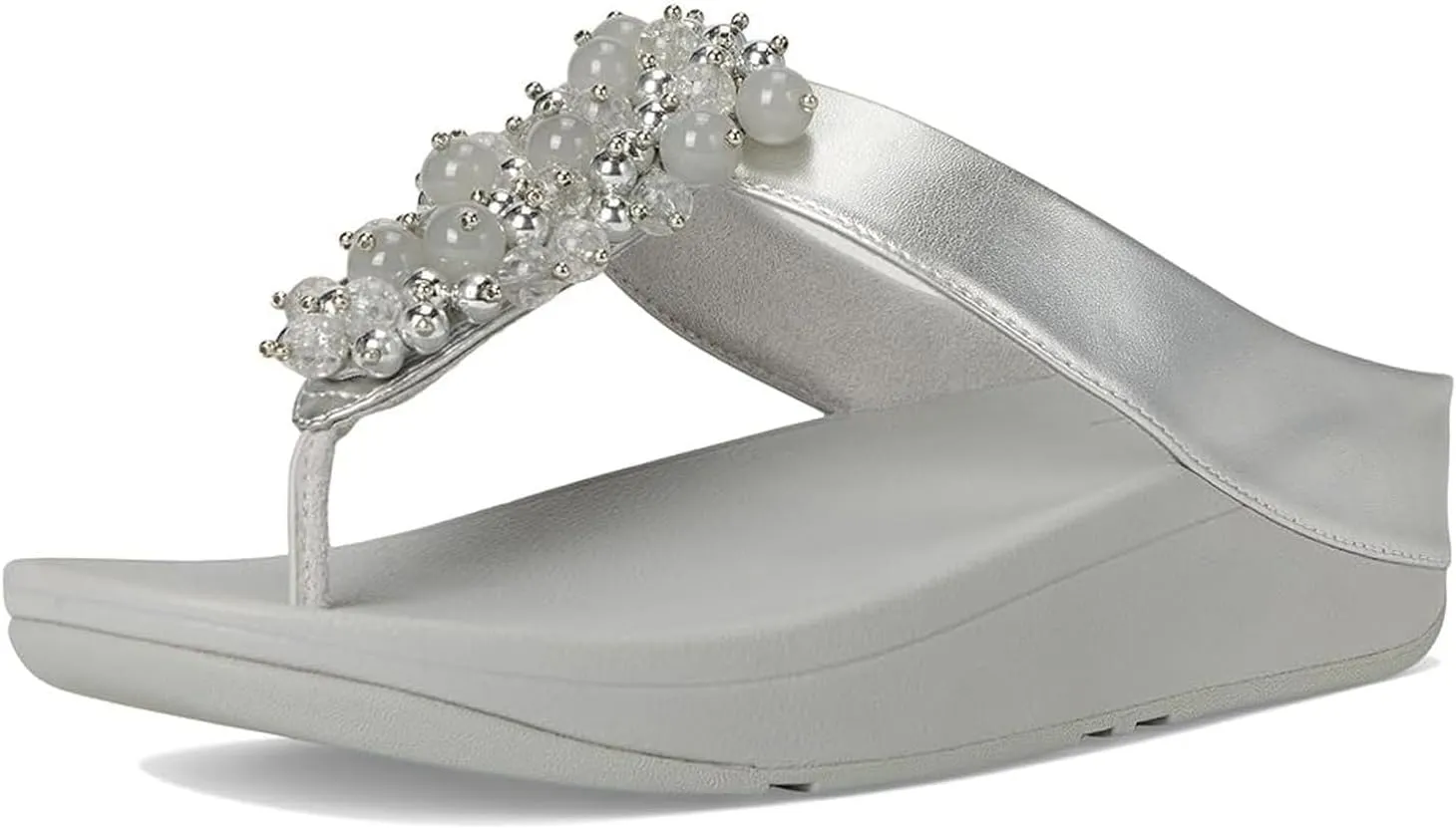FitFlop Women's Fino Bauble-Bead Toe-Post Sandals Wedge