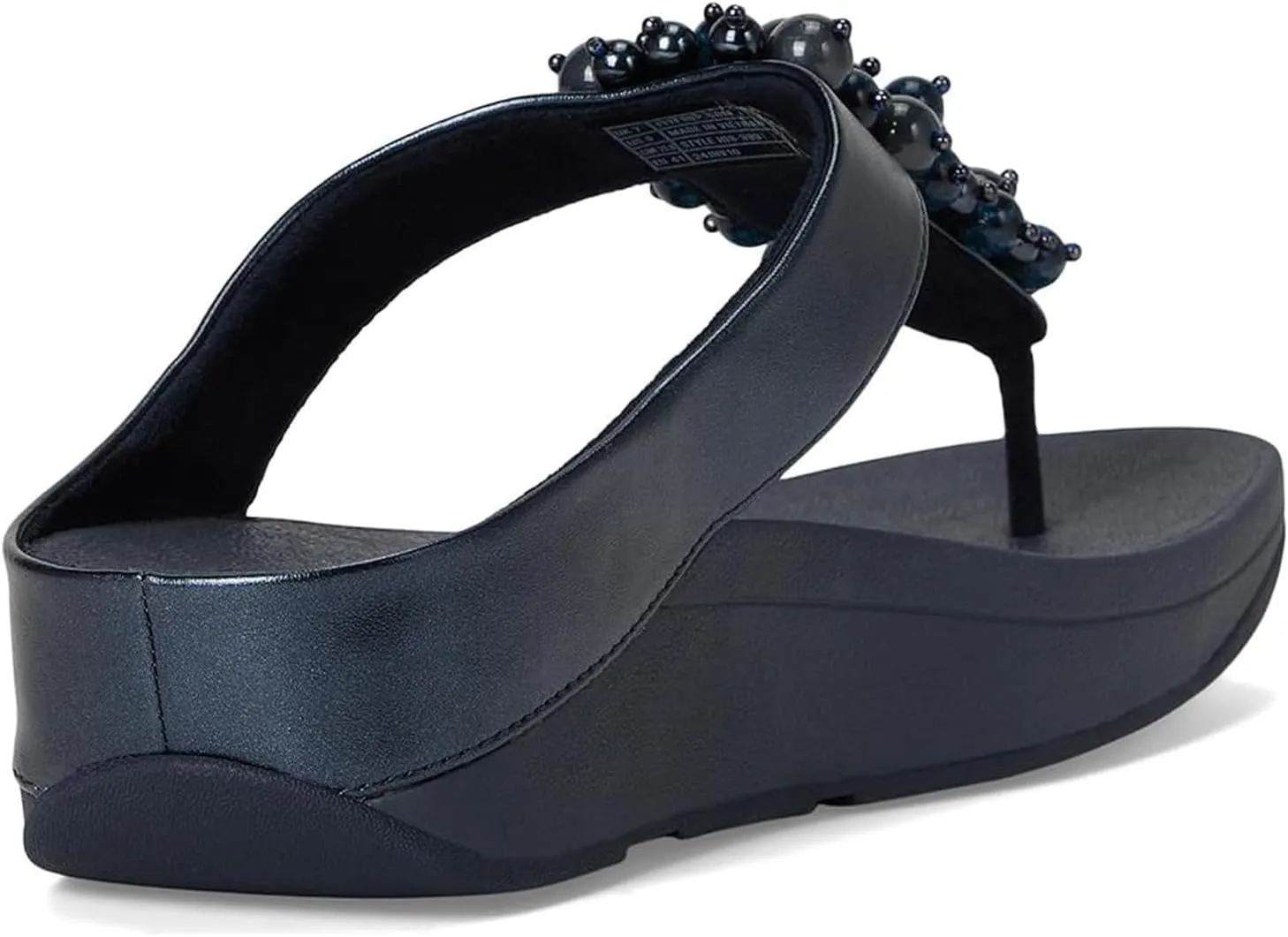 FitFlop Women's Fino Bauble-Bead Toe-Post Sandals Wedge