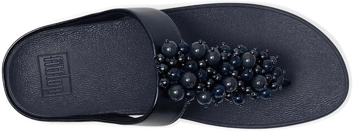 FitFlop Women's Fino Bauble-Bead Toe-Post Sandals Wedge