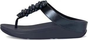 FitFlop Women's Fino Bauble-Bead Toe-Post Sandals Wedge