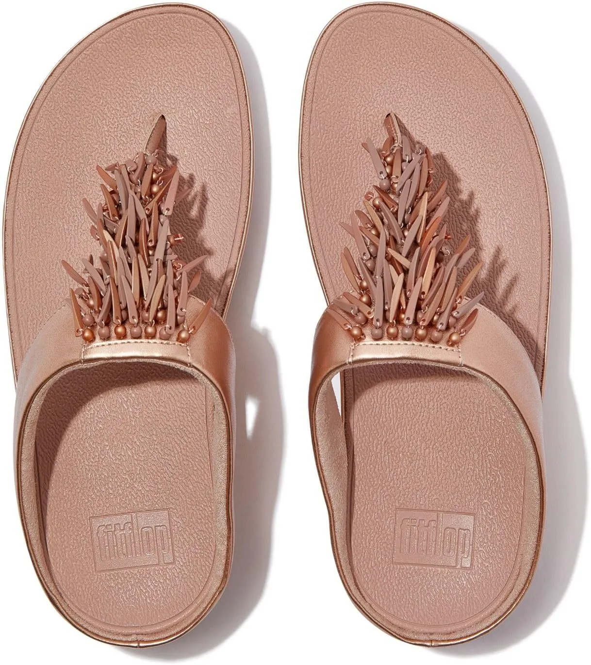 FitFlop Women's Rumba Beaded Toe-Post Sandals