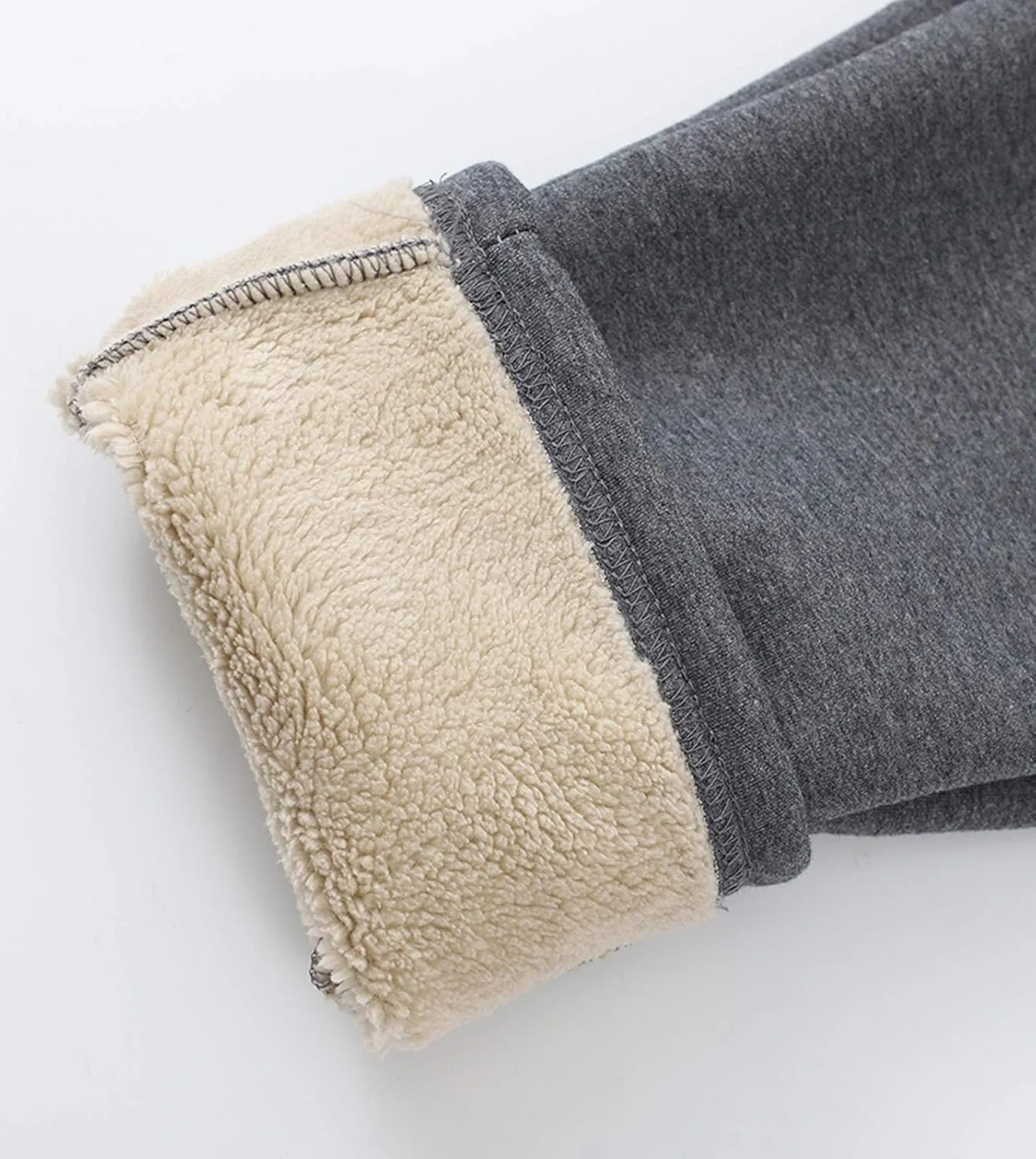 Flygo Womens Sherpa Lined Athletic Sweatpants Winter Active Joggers Fleece Pants