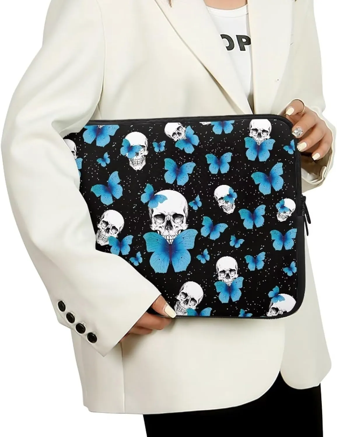 FOR U DESIGNS Laptop Bag Large Capacity Computer Tote Bag for Office Work Business Briefcase 10 Inch