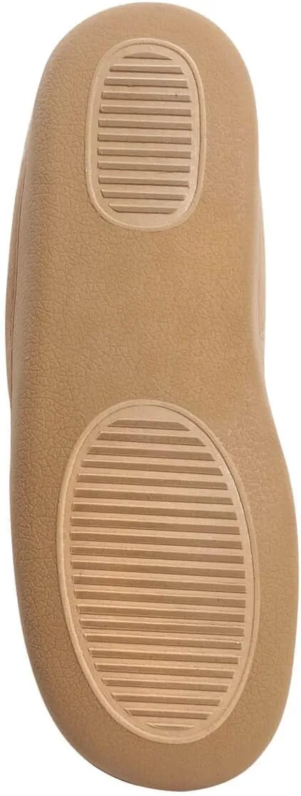 Fox Valley Traders Mens Indoor/Outdoor Memory Foam Moccasins