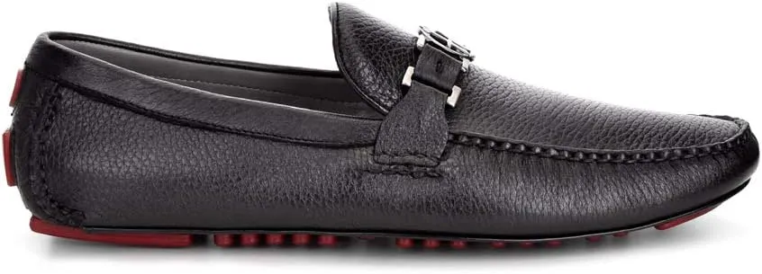 FRANCO CUADRA Men's Driver in Genuine Deer Leather Black 11