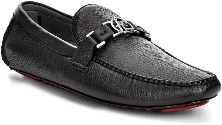 FRANCO CUADRA Men's Driver in Genuine Deer Leather Black 11