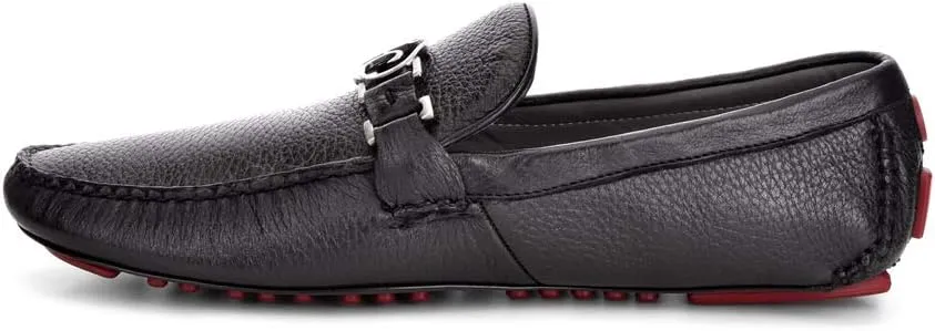 FRANCO CUADRA Men's Driver in Genuine Deer Leather Black 11