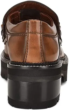 FRANCO CUADRA Women's Slip On Moccasin in Genuine Leather Brown