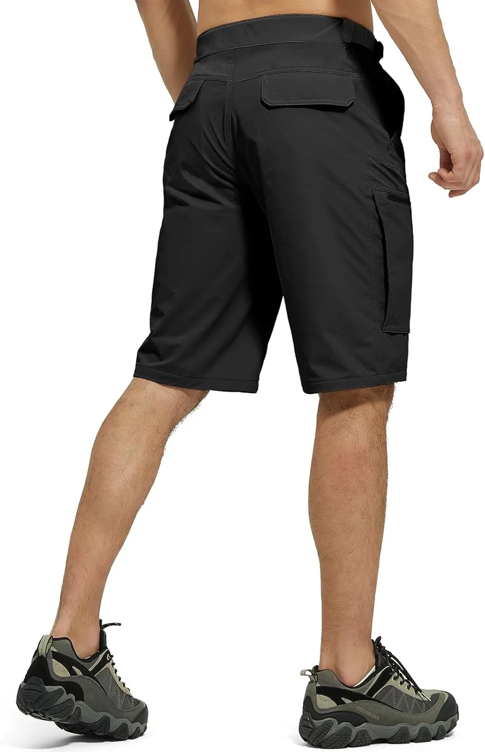 FREE SOLDIER Men's Cargo Hiking Shorts with Belt Lightweight Quick Dry Tactical Shorts with Pockets for Casual Work Golf