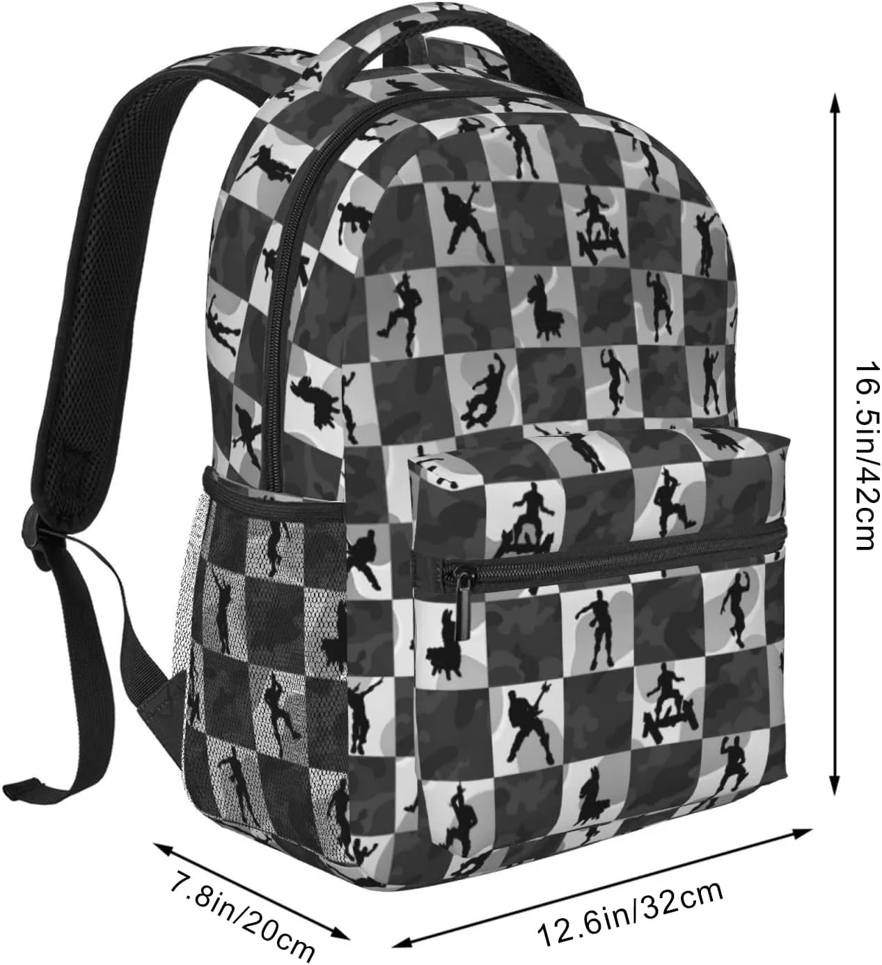 Gaming Themed Backpack for Boys - Ideal for Students Ages 6-18, School and Travel Use - Kids and Teens Video Game Bookbag-17 Durable and Stylish School Bag