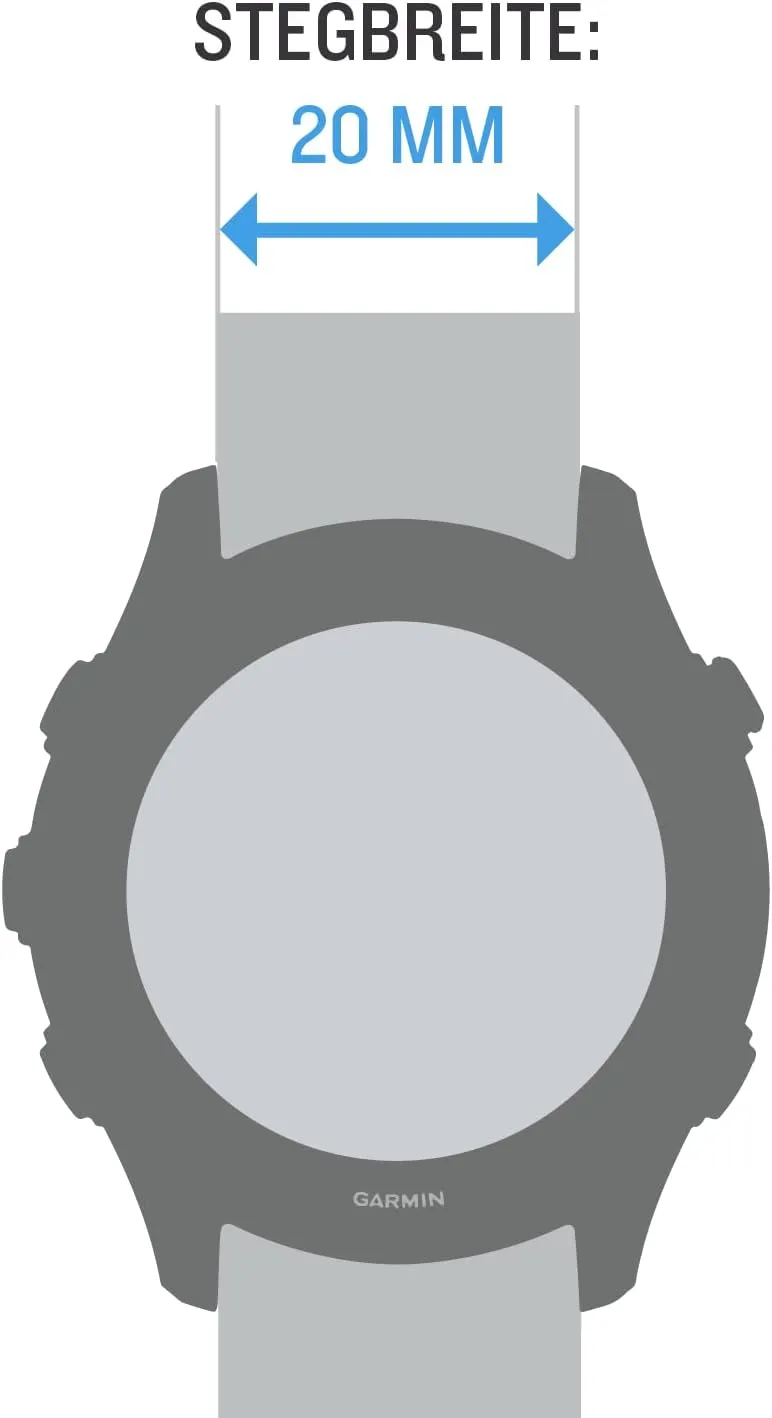 Garmin Ultrafit Nylon Bracelet - Flexible, Breathable, Durable and Comfortable