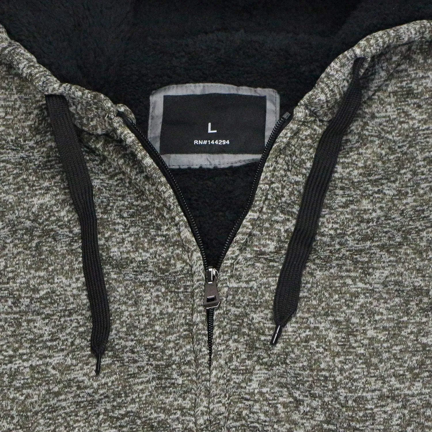 Gary Com Heavyweight Sherpa Hoodies for Men, Thick Fleece Lined Full Zip Up Winter Warm Sweatshirts Work Jackets