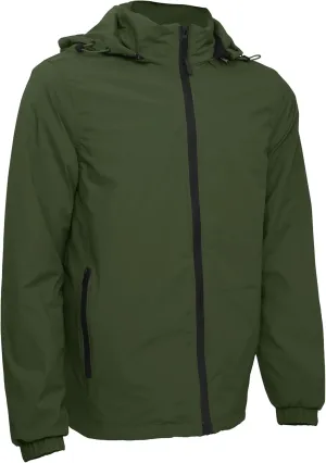Gary Com Men Hooded Softshell Jacket Waterproof Lightweight Jacket Insulated Fleece Lined Zip Rain Shell Jacket