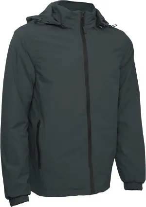 Gary Com Men Hooded Softshell Jacket Waterproof Lightweight Jacket Insulated Fleece Lined Zip Rain Shell Jacket
