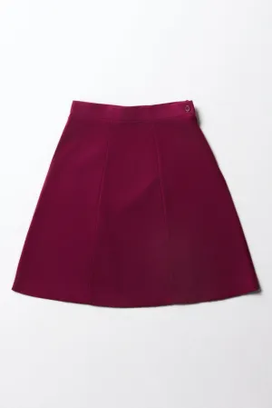 Girls Primary School Skirt Maroon
