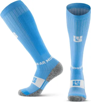 Graduated Compression Socks, Durable, Sweat-Resistant OCR Performance Socks with Cushioned Footbed, Made in USA