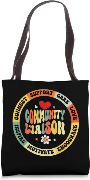 Groovy Community Liaison Occupation Work School Tote Bag