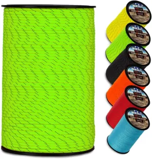 HERCULES Type III Paracord 550 Paracord Rope Parachute Cord, 250' Reflective Paracord for Survival Paracord, Survival Cord