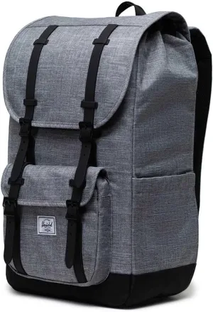 Herschel Supply Co. Little America, Raven Crosshatch, One Size