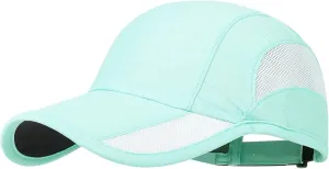 HH HOFNEN Quick Dry Baseball Cap Unstructured Running Cap Water-Resistant UPF 50  Mesh Golf Sun Hats for Men Women