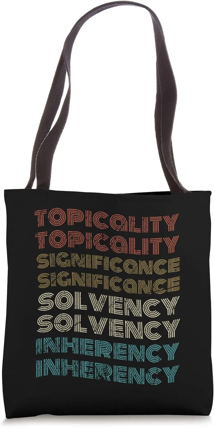 High School Debate Team Coach Middle School Debate Club Tote Bag