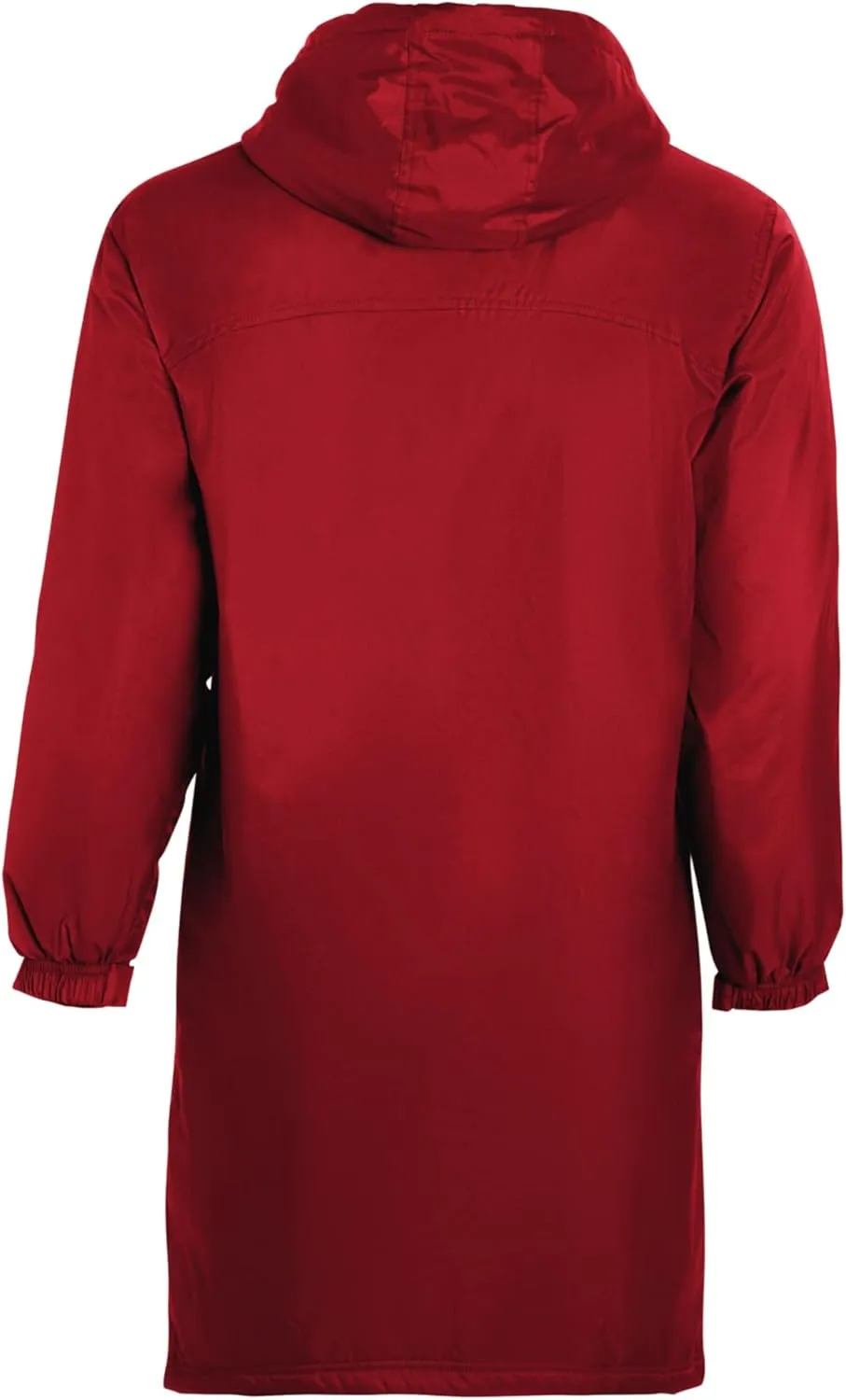 Holloway Men's Conquest Knee-Length Jacket – Warm-Up Wind/Water-Resistant Outerwear, Hooded & Adjustable Fit