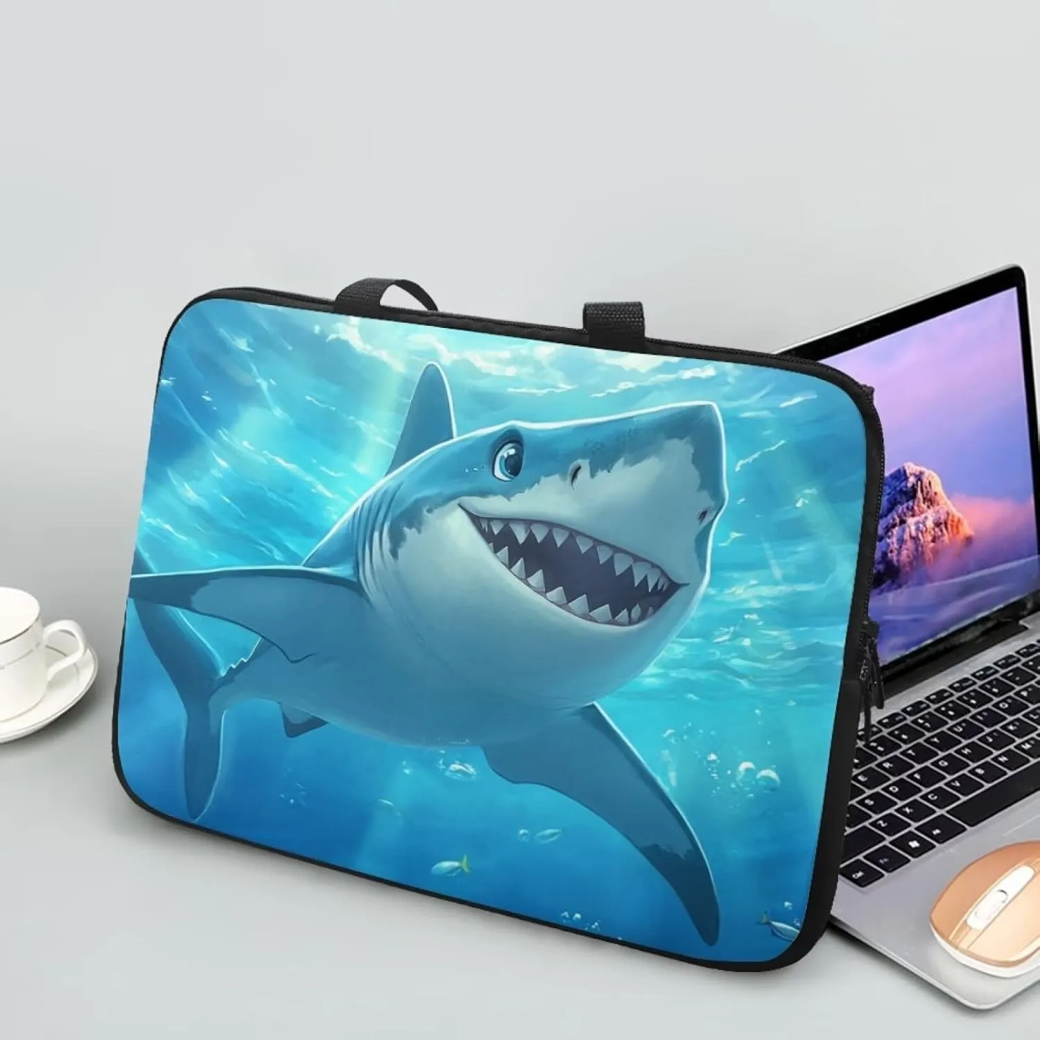 HUGS IDEA Laptop Bag BriefcasePortable Computer Messenger Bag Handbag Carrying Case for Office