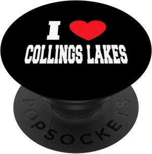 I Love Collings Lakes PopSockets Swappable PopGrip