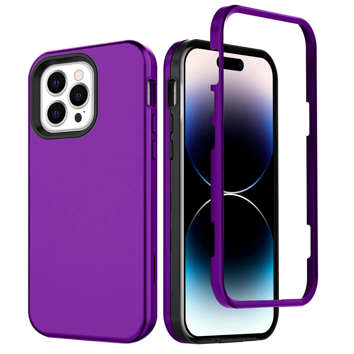 iPhone 14 Plus Heavy Duty Tough Rugged Shockproof Protection Cover Case